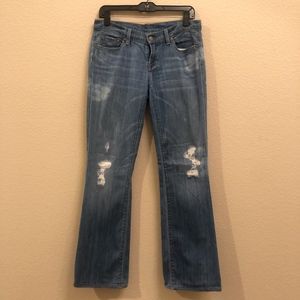 Women's Distressed Jeans